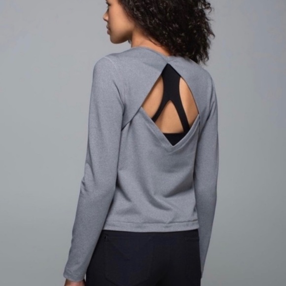 Lululemon Back Up Long Sleeve Open Back Shirt - Picture 6 of 8